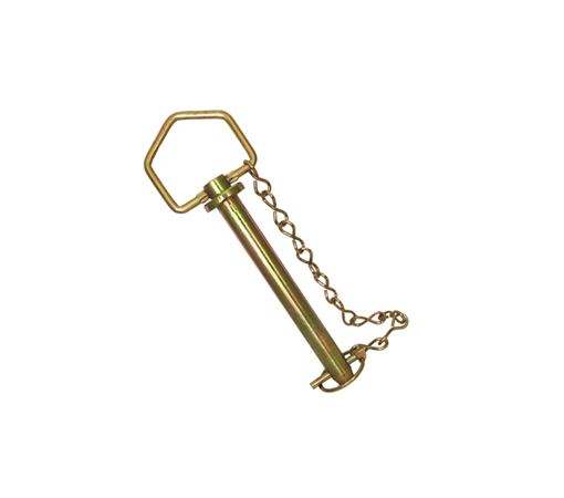 Foldover Handle Hitch Pin with Chain